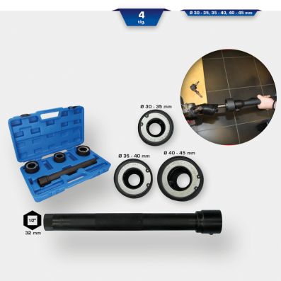 atlaisvinimo įrankių rinkinys,vikšro trauklės rutulinis šarn - BT661350 KS TOOLS
