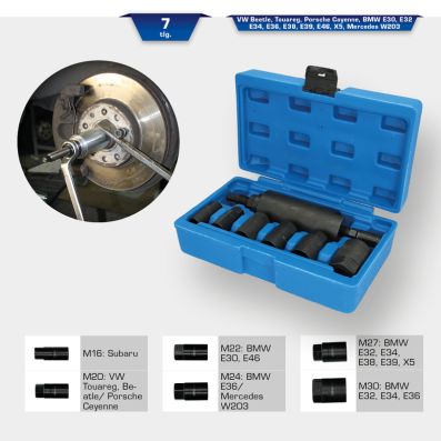 šešiakampio lizdo komplektas - BT671050 KS TOOLS