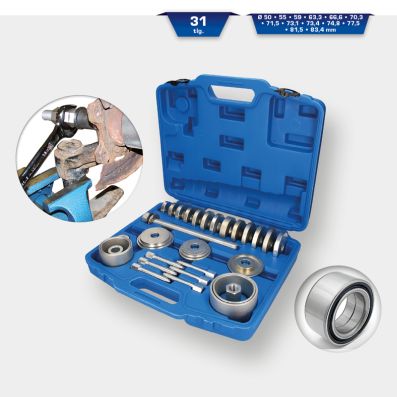 Kit attrezzi montaggio, Mozzo/Cuscinetto ruota - BT671650 KS TOOLS