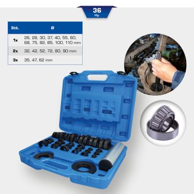Serie di tasselli di spinta, Inseritore/Estrattore - BT671750 KS TOOLS