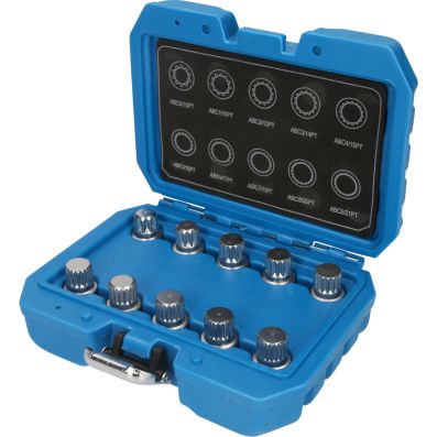 Набор инструментов, замок колесных дисков - BT691310 KS TOOLS