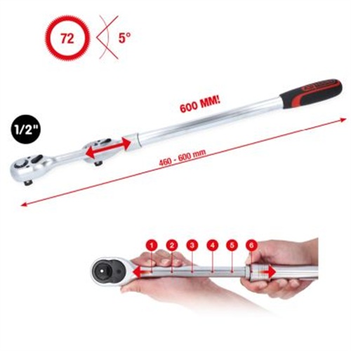 Cricchetto reversibile - 914.1205 KS TOOLS