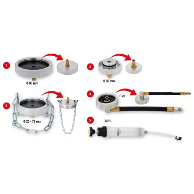 Kit bocchettoni sfiatatoio - 160.0785 KS TOOLS