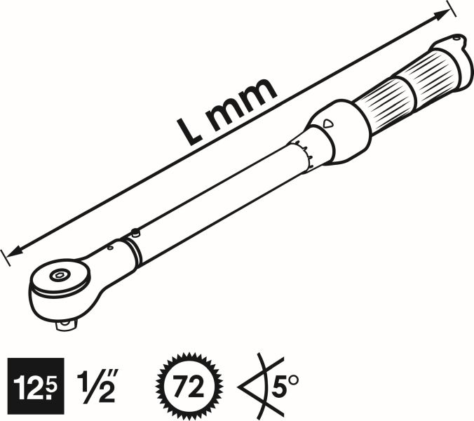 Chiave dinamometrica - V3898 VIGOR