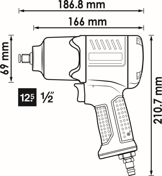 Impact Wrench (compressed air) - V4800 VIGOR
