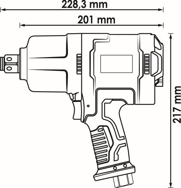 Impact Wrench (compressed air) - V6899N VIGOR