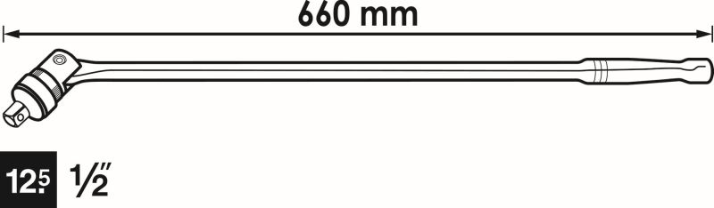 Reversible Ratchet - V4884 VIGOR