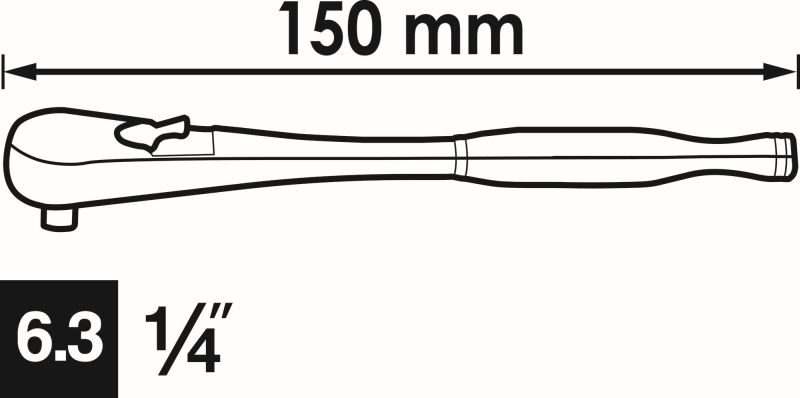 Ключ трещотка - V4944-S VIGOR