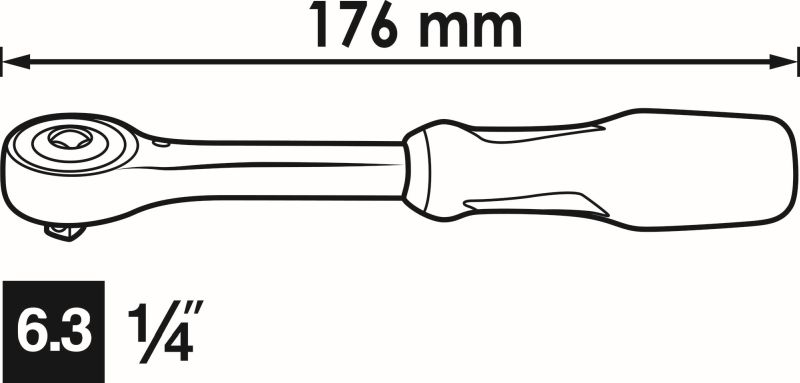 Reversible Ratchet - V5436 VIGOR