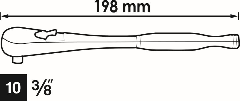 Reversible Ratchet - V4945-S VIGOR