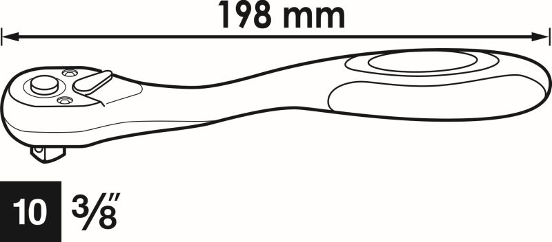 Reversible Ratchet - V6038 VIGOR