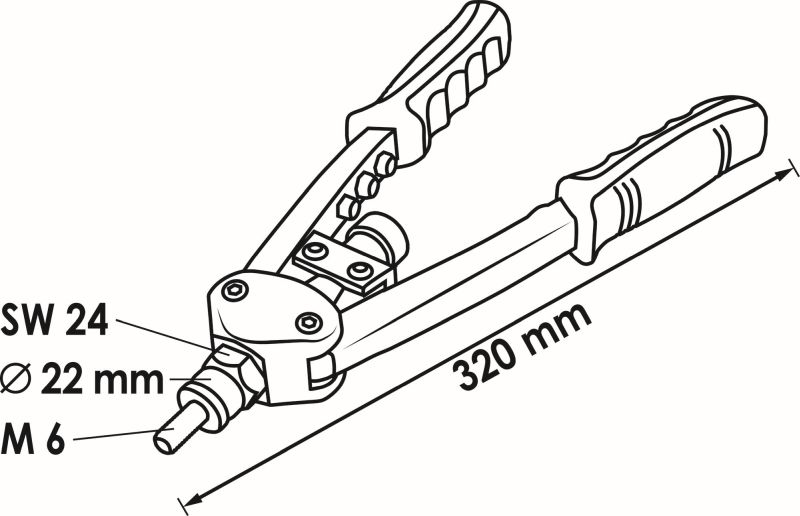 Riveting Pliers - V3735 VIGOR