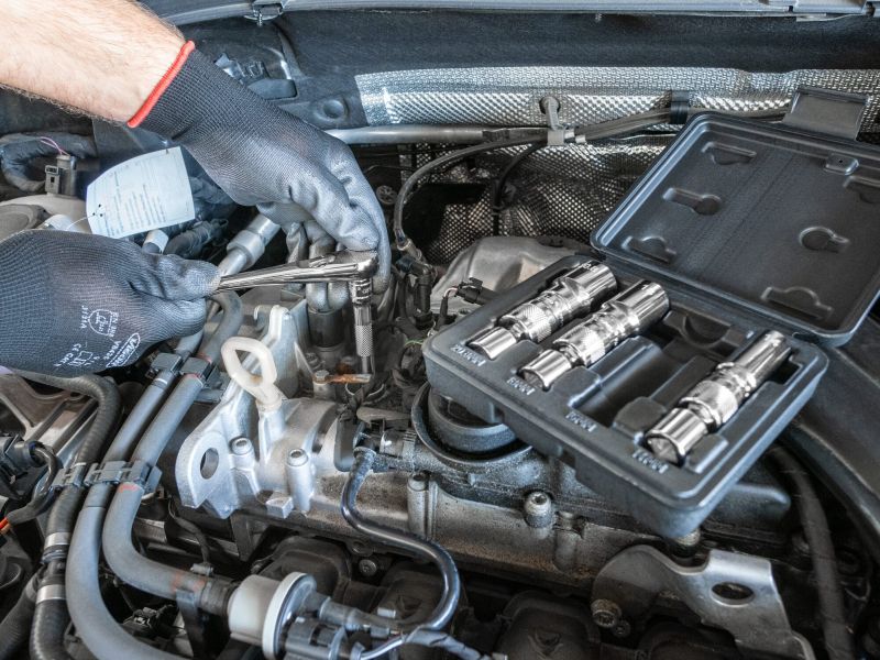 Socket Set, spark plug - V7002/4 VIGOR