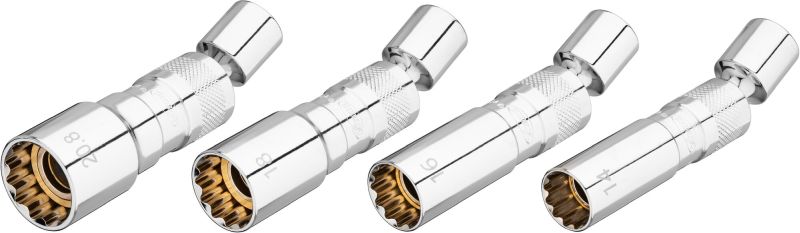 Socket Set, spark plug - V7002/4 VIGOR