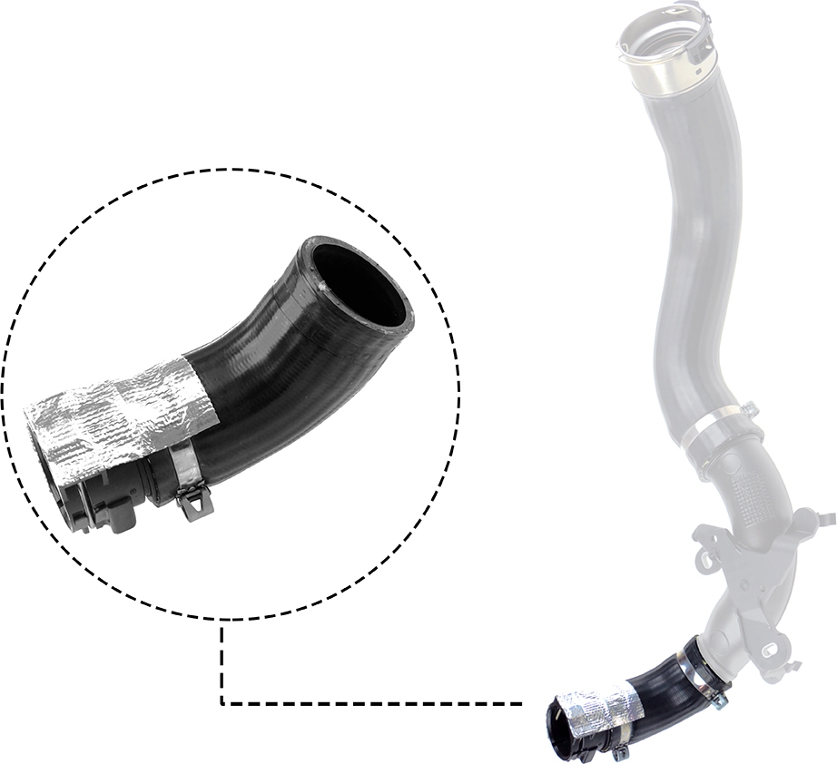 Charger Air Hose - R12670 RAPRO