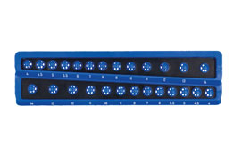 Steckschlüsseleinsatzhalter, Werkzeuglochtafel - 8632 LASER TOOLS