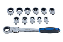 Комплект трещоточных ручек гайковерта - 8872 LASER TOOLS