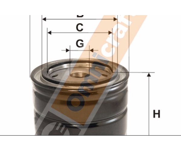 Oil Filter - 2136016 Omnicraft
