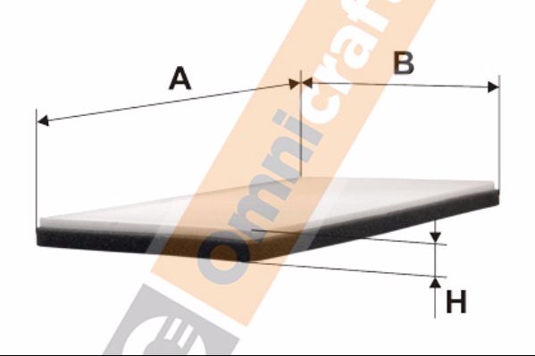 Filter, interior air - 2144656 Omnicraft