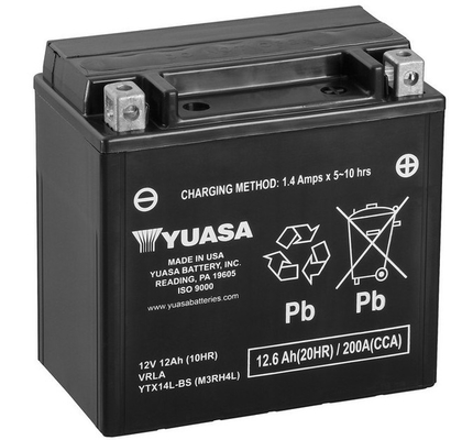 Starter Battery - YTX14L-BS YUASA