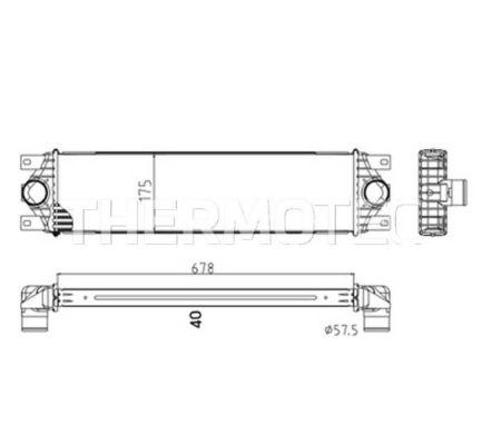 Intercooler - DAR002TT THERMOTEC