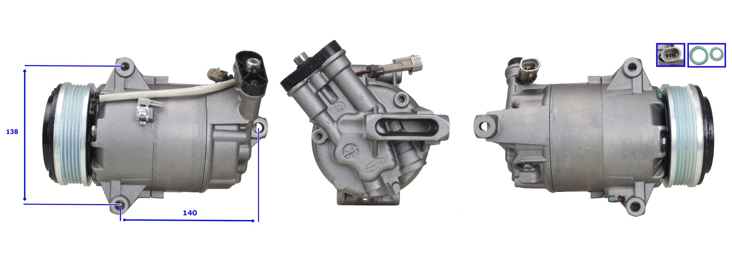 Compressor, air conditioning - ACP346 LUCAS