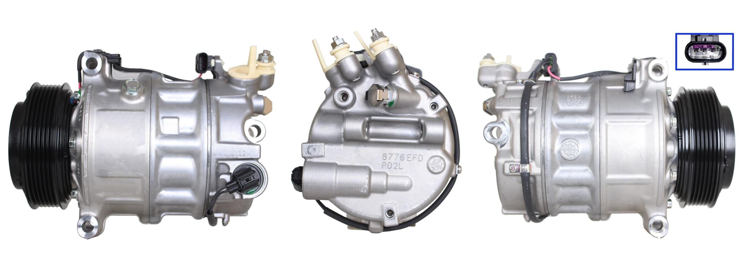 Compressor, air conditioning - ACP01415 LUCAS