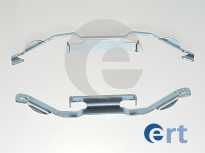 Комплектующие, колодки дискового тормоза - 420066 ERT