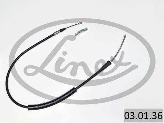 Cable, parking brake - 03.01.36 LINEX