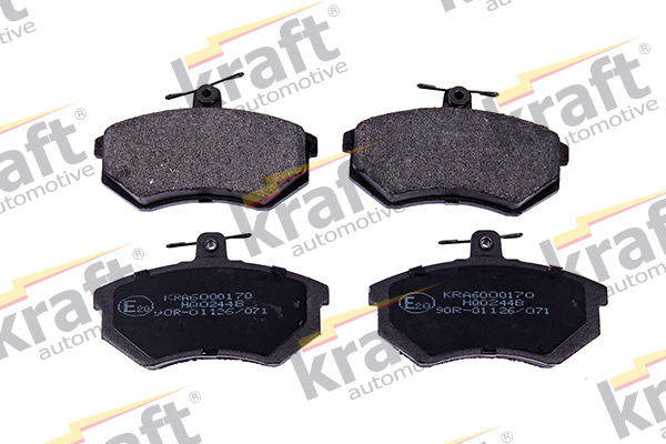 Bremsbelagsatz, Scheibenbremse - 6000170 KRAFT AUTOMOTIVE