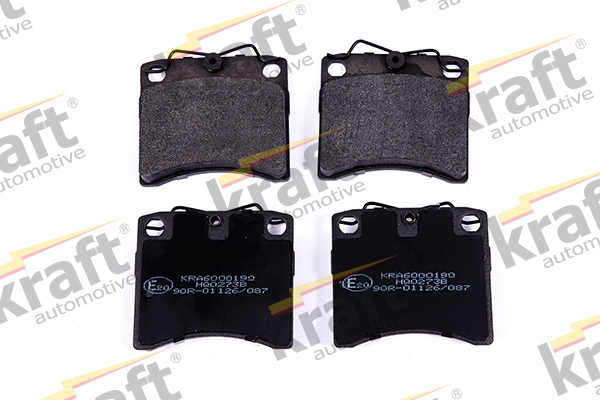 Kit pastiglie freno, Freno a disco - 6000190 KRAFT AUTOMOTIVE