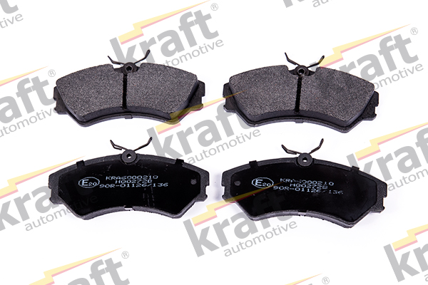 Kit pastiglie freno, Freno a disco - 6000210 KRAFT AUTOMOTIVE