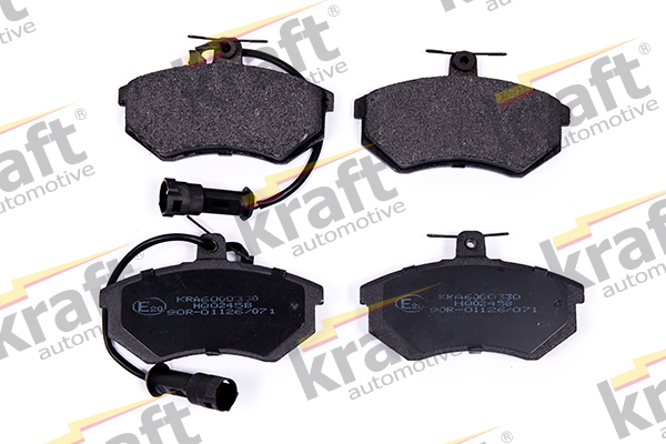 stabdžių trinkelių rinkinys, diskinis stabdys - 6000330 KRAFT AUTOMOTIVE