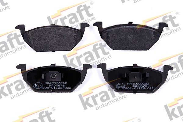 Kit pastiglie freno, Freno a disco - 6000382 KRAFT AUTOMOTIVE