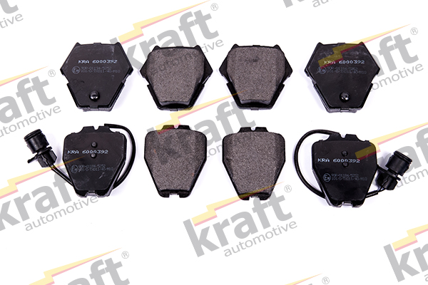 Kit pastiglie freno, Freno a disco - 6000392 KRAFT AUTOMOTIVE