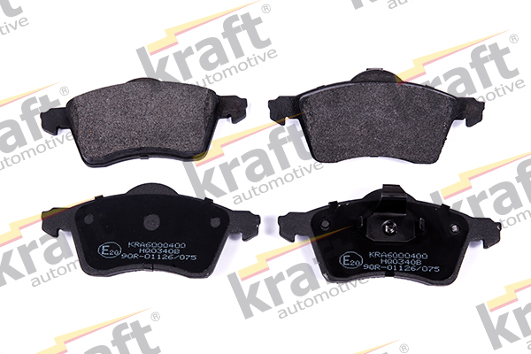 stabdžių trinkelių rinkinys, diskinis stabdys - 6000400 KRAFT AUTOMOTIVE