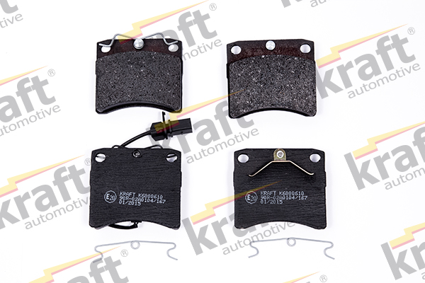 Kit pastiglie freno, Freno a disco - 6000610 KRAFT AUTOMOTIVE