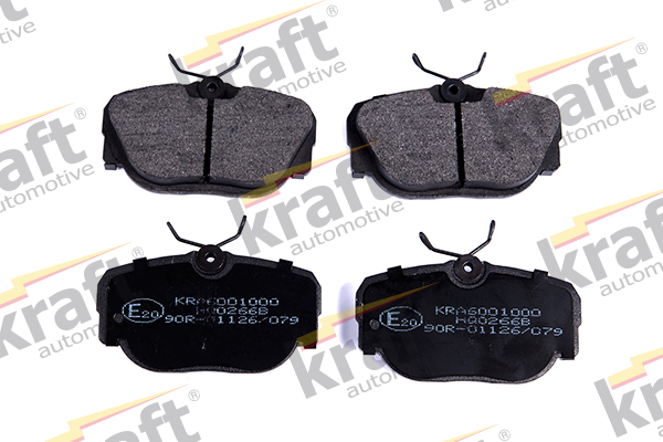 stabdžių trinkelių rinkinys, diskinis stabdys - 6001000 KRAFT AUTOMOTIVE