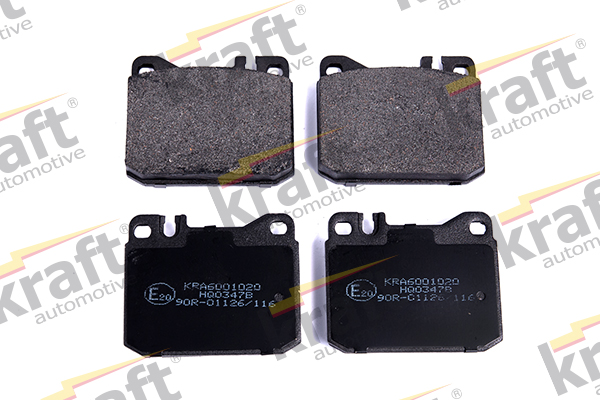 Kit pastiglie freno, Freno a disco - 6001020 KRAFT AUTOMOTIVE