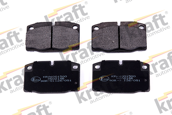Kit pastiglie freno, Freno a disco - 6001500 KRAFT AUTOMOTIVE