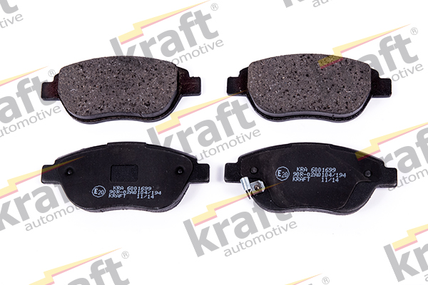 Kit pastiglie freno, Freno a disco - 6001699 KRAFT AUTOMOTIVE