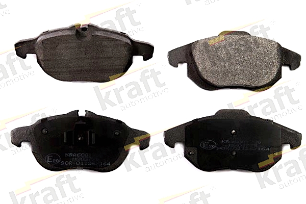 Brake Pad Set, disc brake - 6001720 KRAFT AUTOMOTIVE