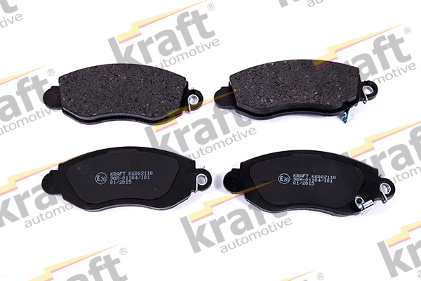 Kit pastiglie freno, Freno a disco - 6002110 KRAFT AUTOMOTIVE
