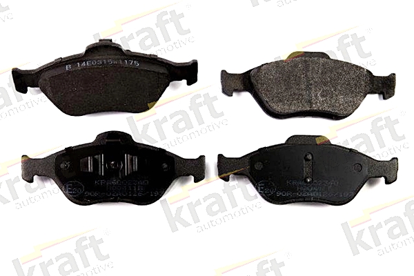 Kit pastiglie freno, Freno a disco - 6002340 KRAFT AUTOMOTIVE