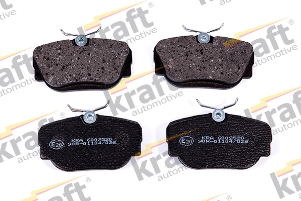 Kit pastiglie freno, Freno a disco - 6002520 KRAFT AUTOMOTIVE