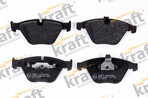 stabdžių trinkelių rinkinys, diskinis stabdys - 6002581 KRAFT AUTOMOTIVE