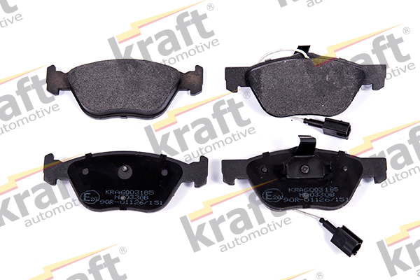 Комплект тормозных колодок, дисковый тормоз - 6003185 KRAFT AUTOMOTIVE