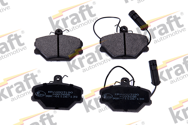 Kit pastiglie freno, Freno a disco - 6003190 KRAFT AUTOMOTIVE