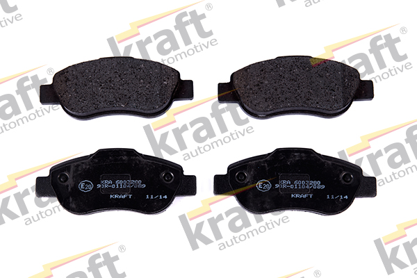 stabdžių trinkelių rinkinys, diskinis stabdys - 6003280 KRAFT AUTOMOTIVE