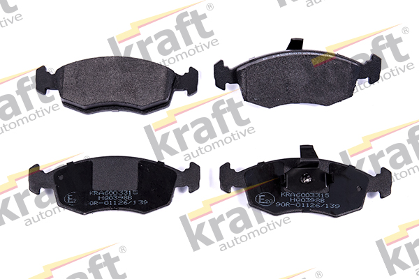 Bremsbelagsatz, Scheibenbremse - 6003315 KRAFT AUTOMOTIVE
